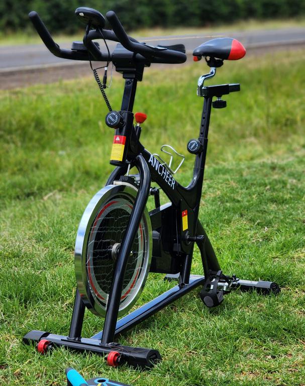 Ancheer Heavy Duty Exercise Bike (Black)