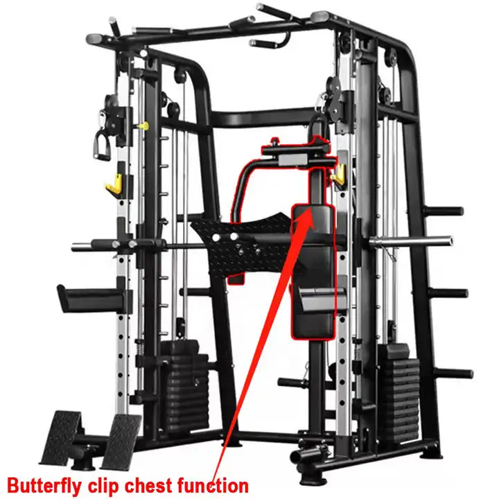 Integrated Cable Crossover Smith Machine