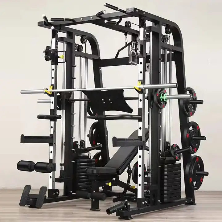 Integrated Cable Crossover Smith Machine