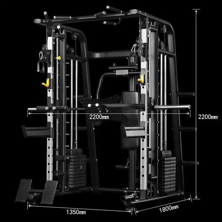 Integrated Cable Crossover Smith Machine