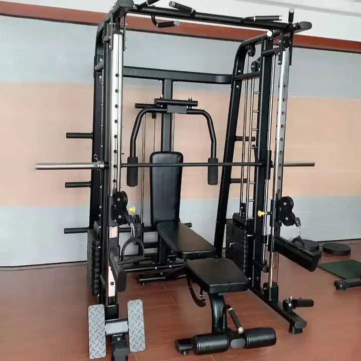 Integrated Cable Crossover Smith Machine